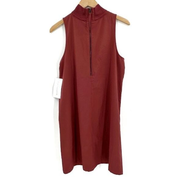 Athleta Initiative Clay Quick Drying Wrinkle Resistant Sleeveless Medium Dress - Picture 6 of 11